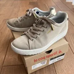 le coq sportif LA ローランリフト 秋色グレージュ　軽量　消臭のサムネイル