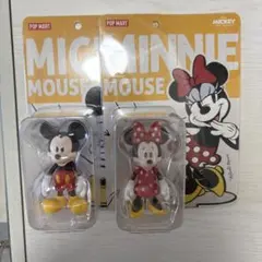 POP MART ミッキー・ミニー フィギュアセット 2個