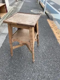 オークションスタート！CASICA購入 木製花台テーブル
