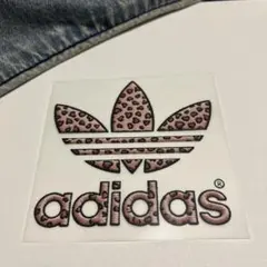 adidas アイロンプリントシート ヒョウ柄