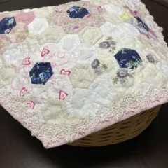 パッチワークキルト　敷物　タペストリー　マルチカバー