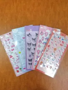 キャラクターシールセット（ハローキティ含む）
