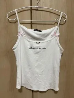 ZARA キャミソール リボン