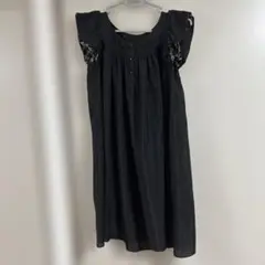 ブラック ノースリーブワンピース　Burberry