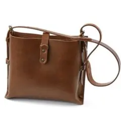 【美品】TIDEWAY NUME BERO SHOULDER S ブラウン