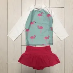 セパレート水着 ラッシュガード フラミンゴ