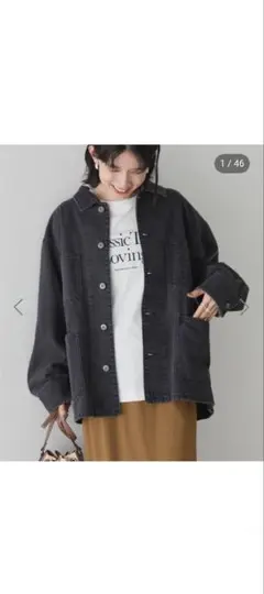 アメリカンホリック　今季購入　デニム　カバーオールジャケット　Ｌサイズ