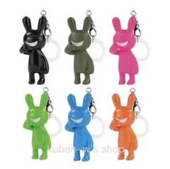 全６種 コンプ BLACK RABBIT めじるしチャーム ブラックラビット Ｇ