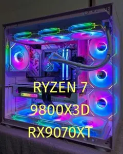 身*気様 frontier RYZEN 7 9800X 3D RX 9070 X - メルカリ