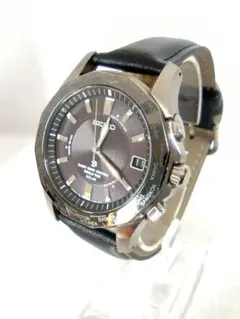 【電波ソーラー、ベルト新品】セイコー　ブライツ　チタン　ワールドタイム