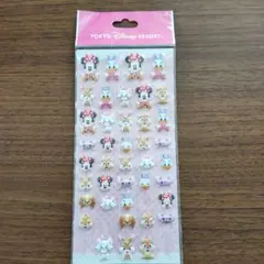 東京ディズニーリゾート キャラクターぷくぷくシール