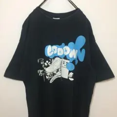 レア LODOWN MAROK 半袖Tシャツ インポート グラフィックロゴ 古着