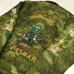 BIG JOHN キルティングジャケット ベトジャン ブラックバス 魚 迷彩 テーラー東洋ベトジャン「VIETNAM MAP」カモフラージュ・NO-568