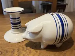 【希少❗️美品❗️】ラルフローレン・ティッキング・貯金箱&キャンドルスタンド