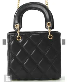 GRL 新品未使用 2Wayキルティングチェーンスクエアショルダーバッグ