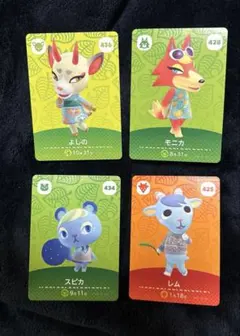 どうぶつの森amiiboカード スピカ モニカ よしの レム