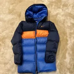 Nike ダウンコート ネイビー・オレンジ　サイズM
