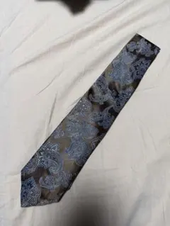 KENZO ケンゾー 90s ストライプ 花柄 刺繍 シルク ネクタイ 日本製
