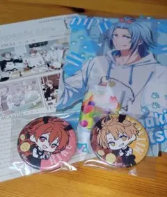 アイナナ 七瀬陸・和泉三月 缶バッジ、四葉環 クリアポスター