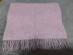 【ユニクロ】カシミヤ100% 薄紫色マフラー