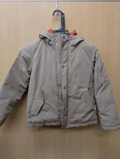 ベージュ・中綿コート　GU