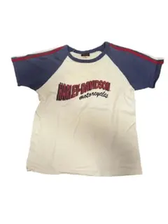 Harley-Davidson ラグラン ロングTシャツ USA製 メッシュ調 - メルカリ