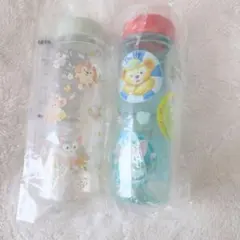 【未使用】ディズニーリゾート　ダッフィー＆フレンズ　スーベニアボトル　2本セット