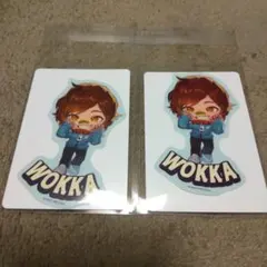 CrazyRaccoon ファミマ グミ ステッカー うぉっか　wokka