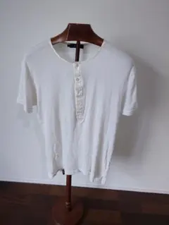 ギローバー ナノユニバース別注 鹿子 ヘンリーネックTシャツ 白 - メルカリ
