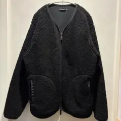 ニコアンド　フリースジャケット　黒　L