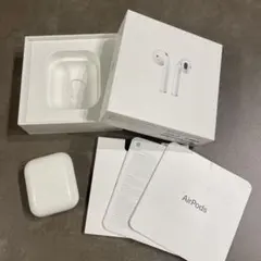 「ジャンク品」 AirPods 第2世代 ワイヤレスイヤホン イヤホン