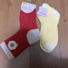 レディース あったか靴下 2足セット ニット Cloudnine・GUNZE