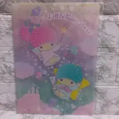 リトルツインスターズ 下敷き　B5サイズ