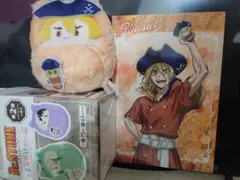 Dr.STONEくるみたぴぬい　龍水　ブロマイドセット　ぬいぐるみ