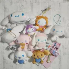 サンリオ　シナモロール　モカ　ぬいぐるみマスコット　まとめ売り　10点