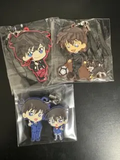 名探偵コナン　工藤新一　ラバーキーホルダー　くじ