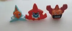 【ロトム3体】ポケモン　指人形　ソフビ
