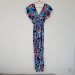 花柄ムームー ドレス フラダンス用