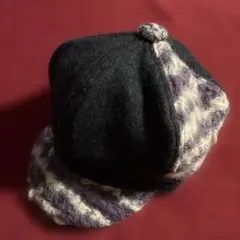 毛混キャスケット