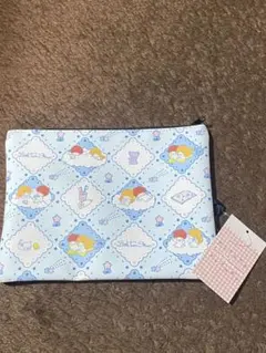 【新品】サンリオ Sanrio リトルツインスターキキララ　大きめポーチ