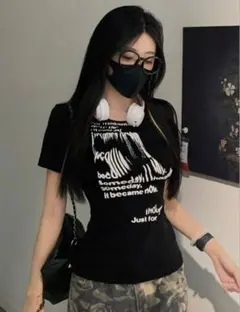 半袖Tシャツ ブラック