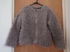 グレー ファーコート Mサイズ