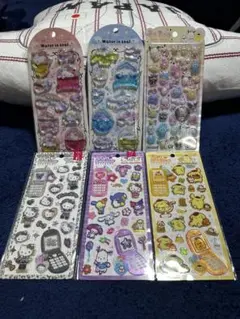 サンリオウォーターインシール　うるちゅるサンリオ　平成はっぴーフォンサンリオ