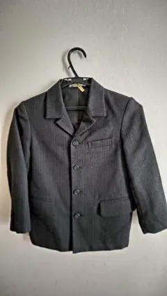 ダークグレー ブレザーとパンツとネクタイ４点セット