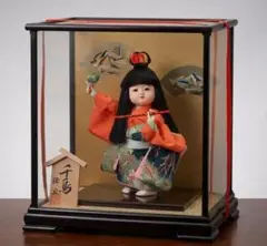 市松人形 花柄和服 伝統工芸品 京甫作 13号 - メルカリ