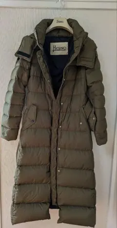 HERNO ヘルノ　ダウン　ロング　コート　42　新品同様　クリーニング済