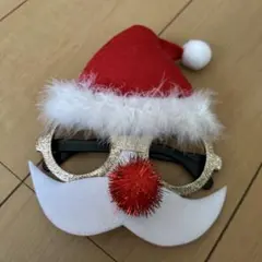 サンタ帽子付きメガネ　大人用