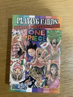 新品未開封ワンピース PLAYNG CARDSトランプ 手配書ver. 2015