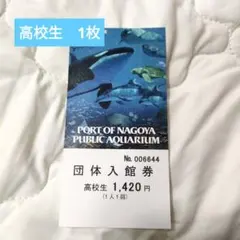 名古屋港水族館 　入館券 高校生 1枚のサムネイル