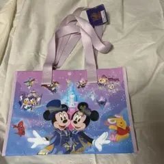 上海 ディズニー エコバッグ ショッピングバッグ バック 10周年 ミキフレ S